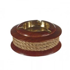 Hölzerne Aschenbecherrolle Kupfer 