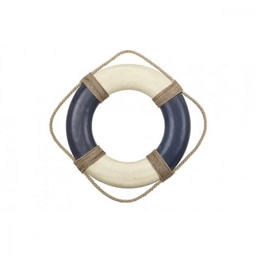 Rettungsring blau nostalgisch 35 cm 