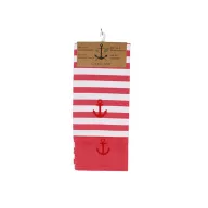 Rotes Geschirrtuch-Set 