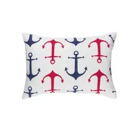 Dekoratives Kissen mit Ankermuster 