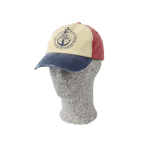 Baseballkappe mit Ankermuster 