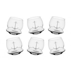 Satz mit 6 Sturmgläsern 