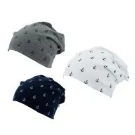 Beanie-Mütze mit Ankermuster 