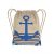 Blau gestreifter Anker-Rucksack 