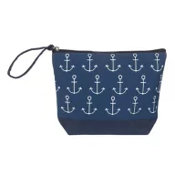 Kosmetiktasche mit Ankermuster 