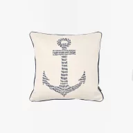 Kissen mit Ankermuster 