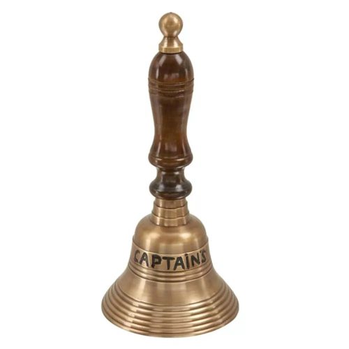 Kapitäns-Handglocke Messing 
