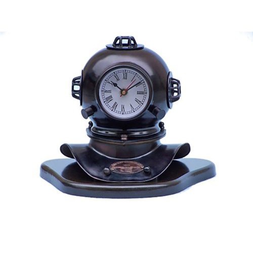 Taucherhelm mit Uhr 22cm 