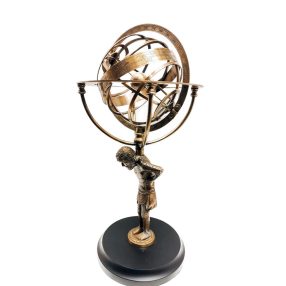 Armillarsphäre mit Atlashalter 53cm 