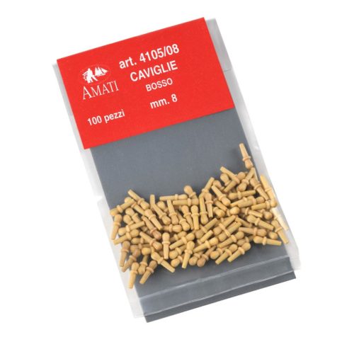 Seilverankerungszapfen Holz 8 mm 10 Stück 