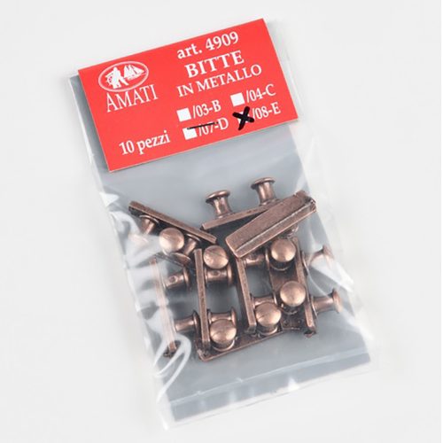 Metall Bootsruten doppelt 10 Stück 