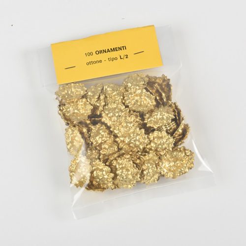 Löwenkopf Ornament Kupfer 10 Stück 
