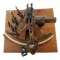 Sextant mit Mikrometer im Holzkasten 24 cm 