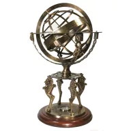 Armillarsphäre mit Kompass 45 cm 