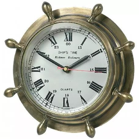 Lenker aus Kupfer mit Uhr 