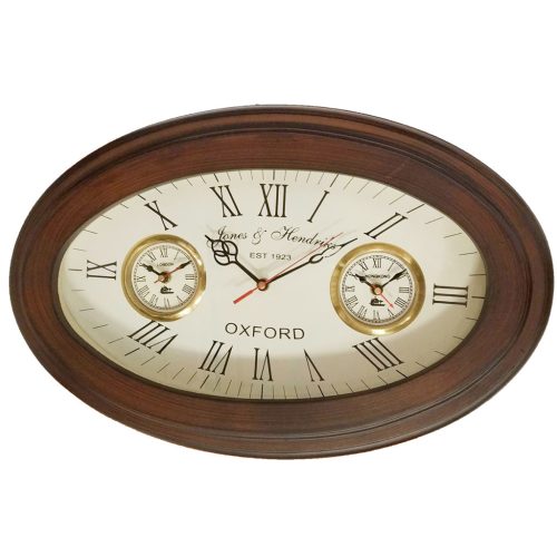 Ovale Wanduhr 45 cm 