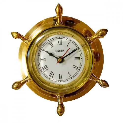 Kupferlenker mit Uhr 17,5 cm 