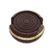 Untersetzer in Fass 6 Stück 14 cm 