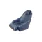 Bootssitz "Flip-Up" blau mit weißen Streifen