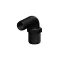 TD-Schlauchanschluss schwarz 90°    19mm   3/4"