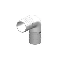 TD-Schlauchverbinder 90° weiß    38mm SB-verpackt