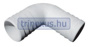 TD-Schlauchverbinder 90° weiß    38mm SB-verpackt