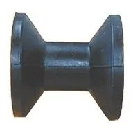 Bugrolle aus schwarzem Gummi