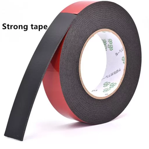  Doppelseitiges wasserfestes Klebeband rot 30 mm x 10 m
