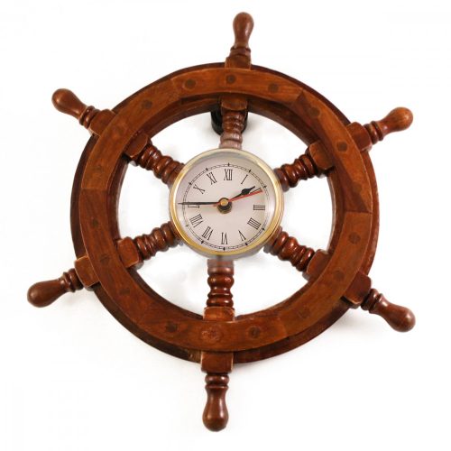 Lenker mit Uhr Holz 30 cm 