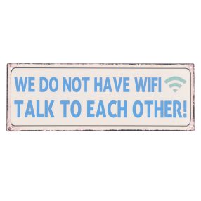 Wandtafel kein Wifi-Chat 