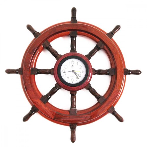 Lenker mit Uhr Holz 40 cm 