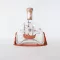 Santa Maria Segelboot Modell in Martell Flasche 