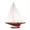 Regenbogenfarbenes Segelboot Makett 