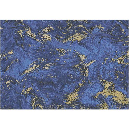 Blaues Geschenkpapier 50 x 70 cm 