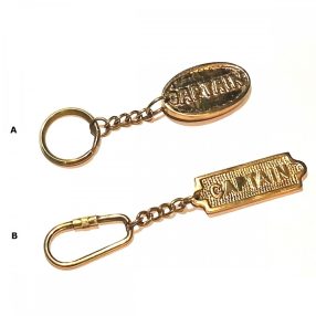 Schlüsselanhänger mit Kapitänsaufschrift 