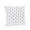 Anker-Muster weißes Kissen 