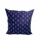 Kissen mit Ankermuster blau 