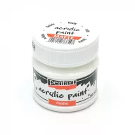 Acrylfarbe mattweiß 
