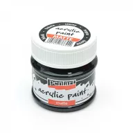 Acrylfarbe mattschwarz 