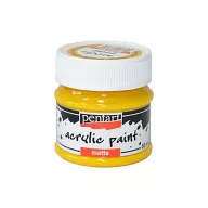 Acrylfarbe matt sonnengelb 