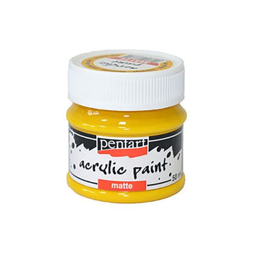Acrylfarbe matt sonnengelb 