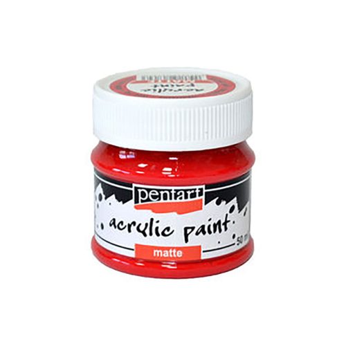 Acrylfarbe matt lippenstiftrot 