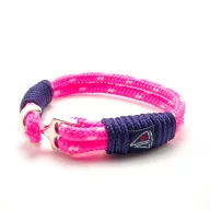 Rosa weißes Segelarmband 