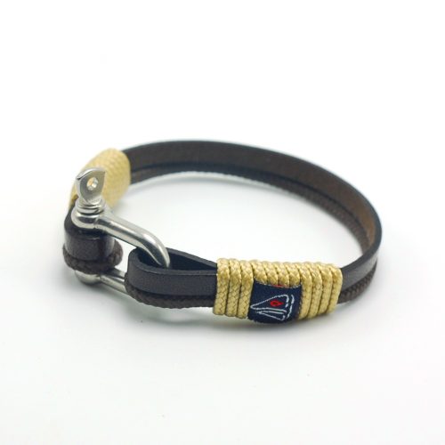 Segelarmband dunkelbraun 