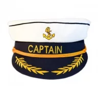 Kapitänsmütze für Erwachsene, verstellbar,