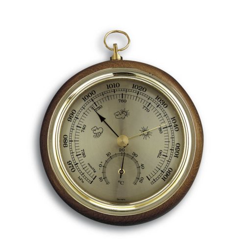 Eichenholz-Barometer 