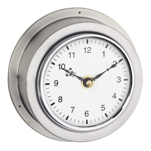 Edelstahl-Wanduhr 