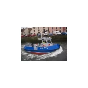 Professioneller Kleinbootfahrer und Service